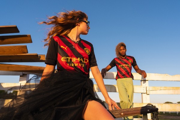 Fotballdrakter Manchester City Bortedrakt Barn 2022-2023